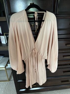 Free People Blush Pink Mini Dress